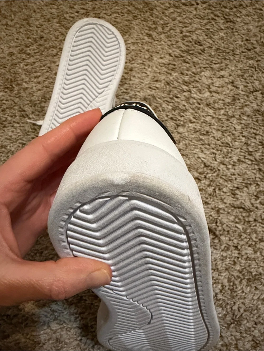 Adidas White and Black Women’s Cloudfoam Comfort Shoes
